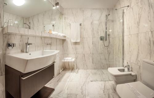 Kúpeľňa v ubytovaní Hotel Poznański A2