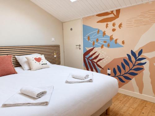 Duplex lumineux avec balcon, accès plage, 4 pers