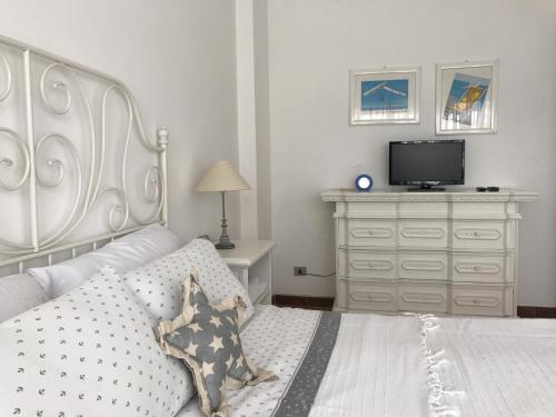 Postel nebo postele na pokoji v ubytování Apartment Seaside