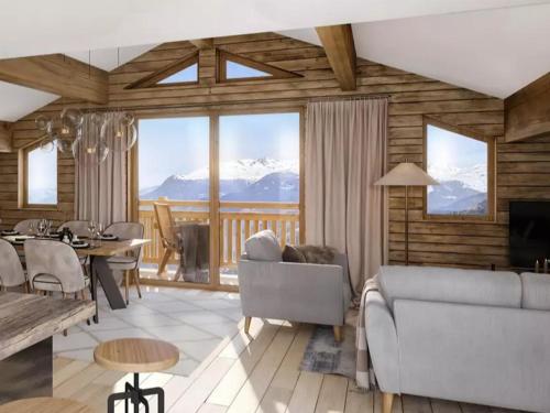 Appartement familial avec vue montagne