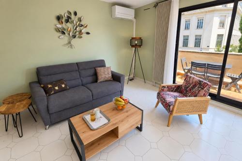 CLIM - 1 ch 1 sdb - Terrasse & Parking privé