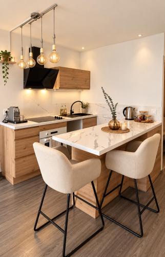 Appartement cosy, espace nuit & parking privé Annecy proche centre