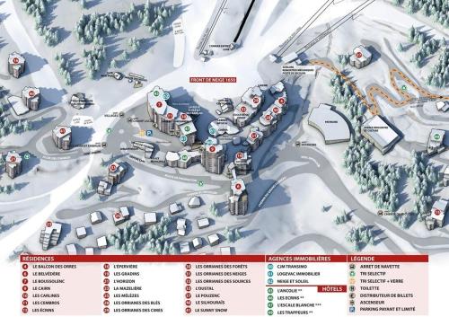 Résidence Les Gradins - Grand studio pour 4 personnes MAE-2664