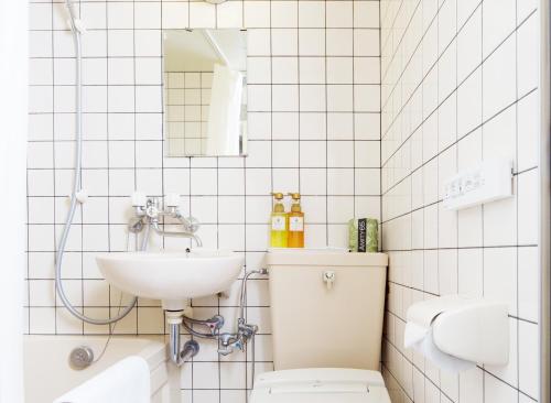 Koupelna v ubytování FLEXSTAY INN Shirogane