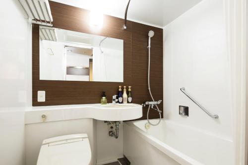 Koupelna v ubytování HOTEL MYSTAYS Ueno East