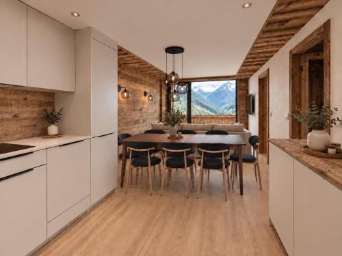 Muzelle 1700 - appartement 4 chambres - 2 salles de bains - Vue glacier