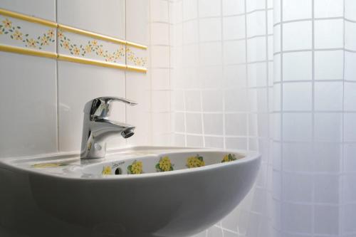 Phòng tắm tại Hostal La Vera