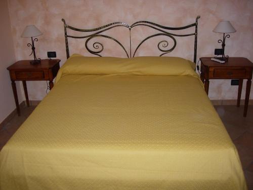 Katil atau katil-katil dalam bilik di Angelucci Agriturismo con Camere e Agri Camping