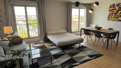 Appartement pour 6 personnes - 2 salles de bain, clim & parking