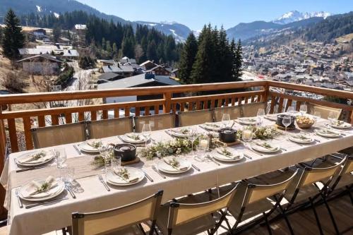 Chalet Luxury 5-Les Gets-Luxe-confort-jacuzzi-cheminée-à 400 m des pistes-Vue exceptionnelle