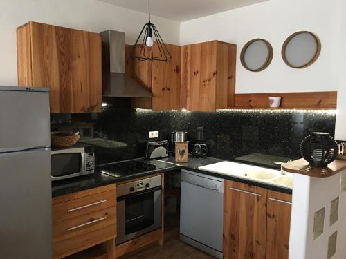 Appartement Colmar Petite Venise 주방 또는 간이 주방