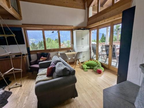 Family home in Laax with stunning views