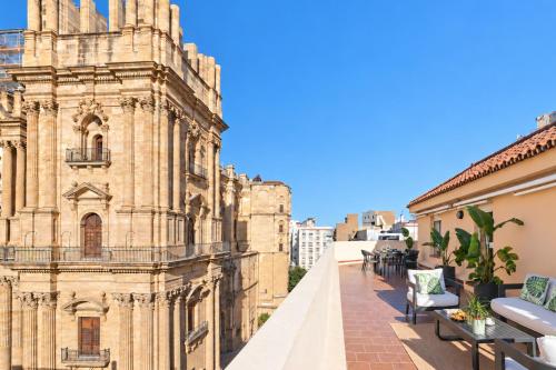 Ático con terraza privada frente a la Catedral