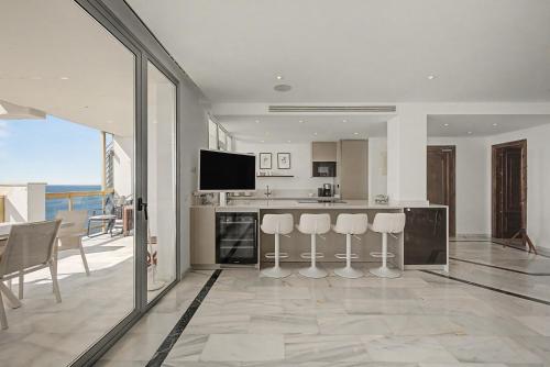 Unique first line apartment