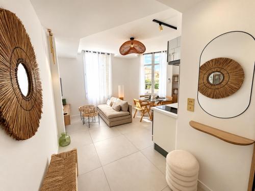 Appartement 2 chambres rénové à cannes