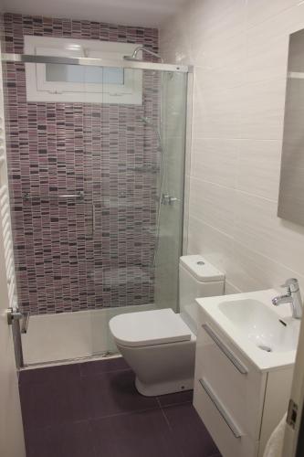 Koupelna v ubytování Apartamentos CAN GUSI