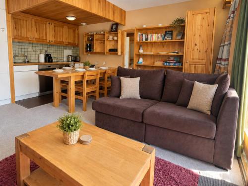 Appartement chaleureux, vue montagne