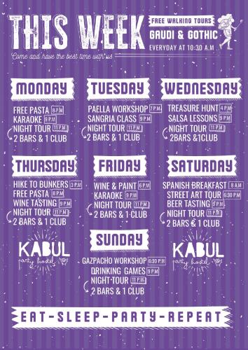 Kabul Party Hostel Barcelona