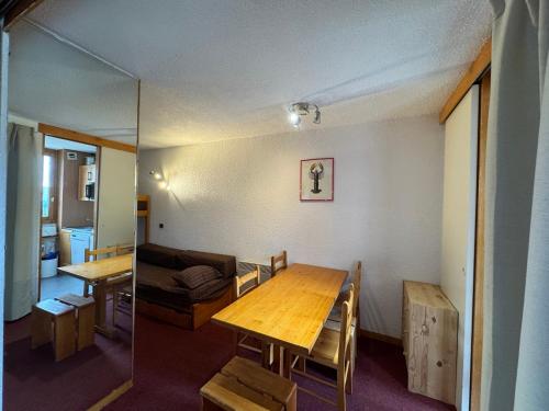 Studio au pied des pistes, balcon, 4 pers