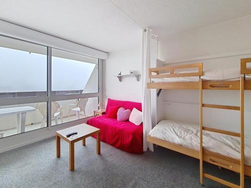 Studio lumineux, balcon sud, vue montagne - 3 pers.