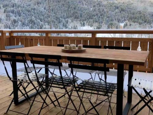 Appartement élégant vue montagnes, parking - 6 pers.
