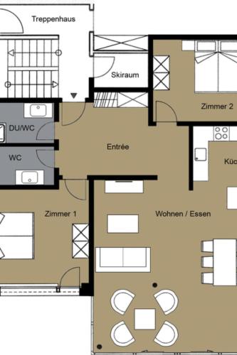 Apartment Adonis Appartement-Fewo- Dusche oder Bad- WC 4-Bettwohnung by Interhome