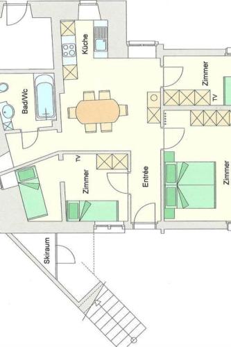 Apartment Mier Gfallt's Appartement-Fewo- Bad- WC- 3 Schlafräume 5-Bettwohnung by Interhome