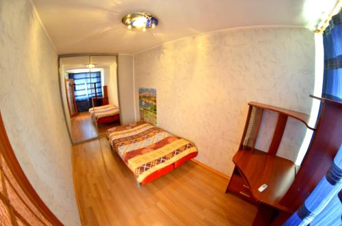 Voodi või voodid majutusasutuse Vip Hotel - Kemerovo Dzerhinskogo 10 toas