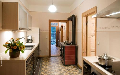 Dapur atau dapur kecil di Schloss Stülpe