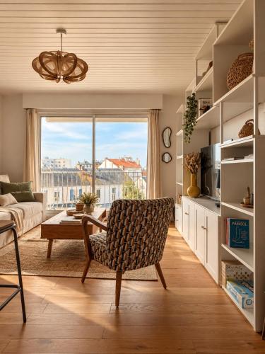 Elegant appartement 4 pers - Balcon avec apercu mer - Quartier des Presidents
