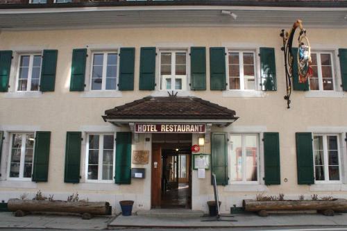 La fachada o entrada de Auberge au Cavalier