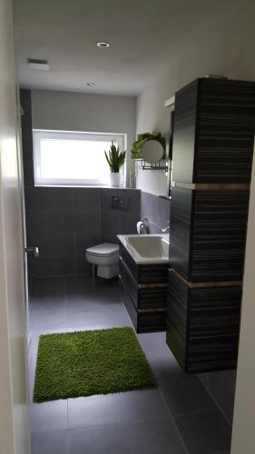Koupelna v ubytování Ferienwohnung am Modenbach
