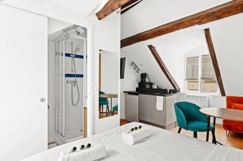 Studio avec une vue extraordinaire - Marais
