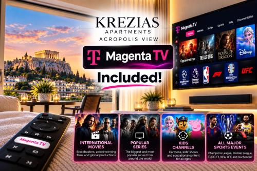 Krezias Apartments K1 Acropolis View & Jacuzzi !