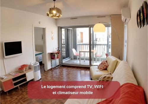 LE SEVENTIE'S - CLIM - WIFI - PLAGE à 2 MIN - CENTRE