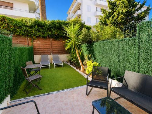 Croisette, studio with garden, air conditioning