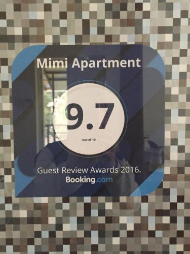 un letrero que dice cita para la administración de un evento en Mimi Apartment, en Nyíregyháza