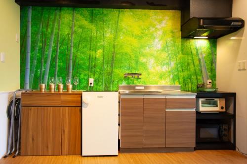 Bamboo Glow Nook-Panoramic Town Square View! Easy Access to Haneda & Central Tokyo