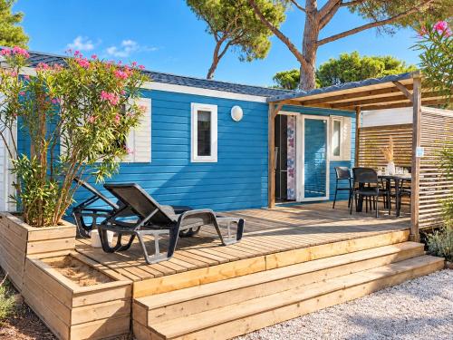 L'Azur MobilHome 6 personnes Camping 4 étoiles Piscine Proche des Plages du Barcarès