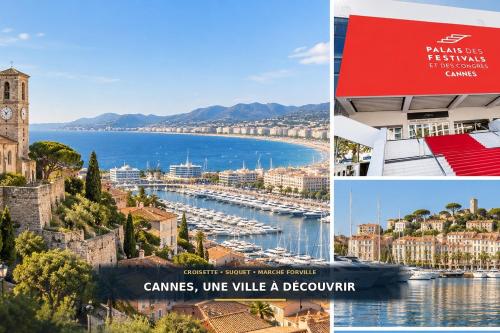 Studio Lux Cannes - Suite premium avec baignoire ilot, plage a 2 min, Palais des festivals à 15 min