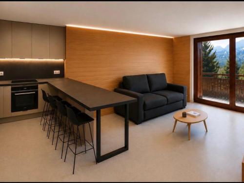Studio chaleureux au pied des pistes, animaux admis