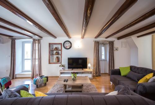 Χώρος καθιστικού στο Villa Bellezza