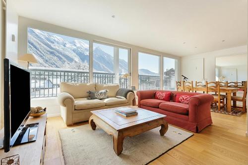 Résidence La Vallée Blanche in Chamonix Balcony & Mont Blanc Views - Happy Rentals