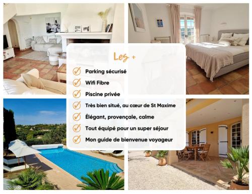 Villa Provençale 4 étoiles - 185 m2 - 5 chambres - Piscine