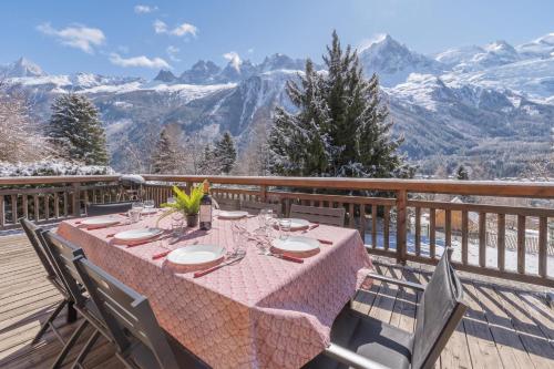 Chalet Les Airelles Mont-Blanc View - Happy Rentals