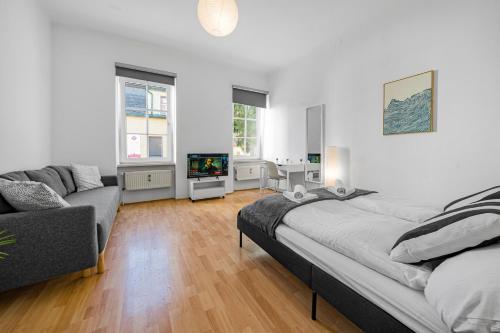 1-Zimmer-Apartment, 18 Min Altstadt, Smart TV