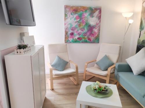 Bright apartment with sea view, Fuengirola, 50 m², pool
