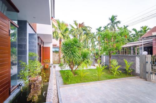 Zahrada ubytování Green World Hoi An Villa