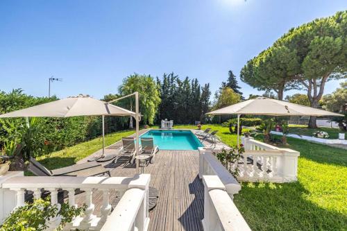 A c Villa 8BR 15P with Pool & Tennis – Antibes