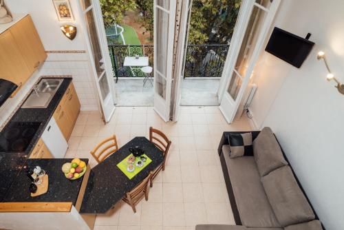 Posezení v ubytování Nice Appartement Rue D'Italie